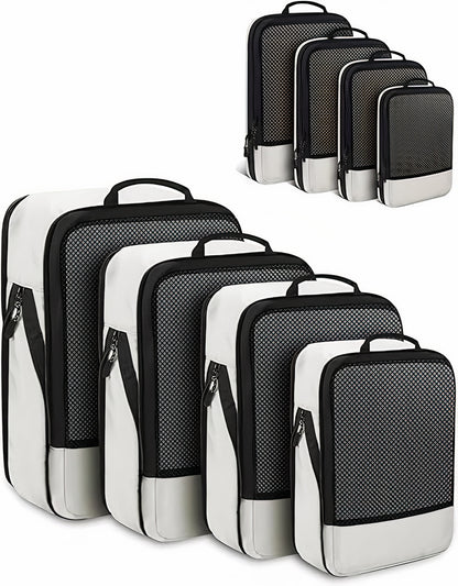 4pcs Travel Compression Bags