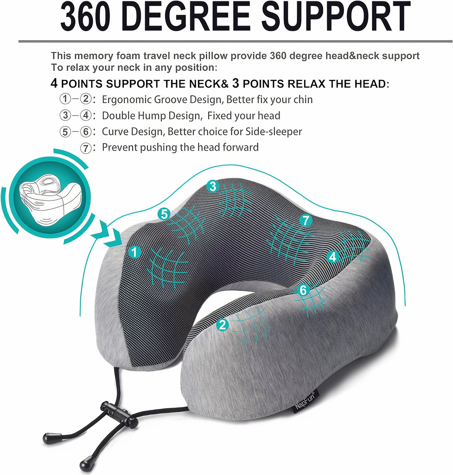 Upgraded Travel Pillow