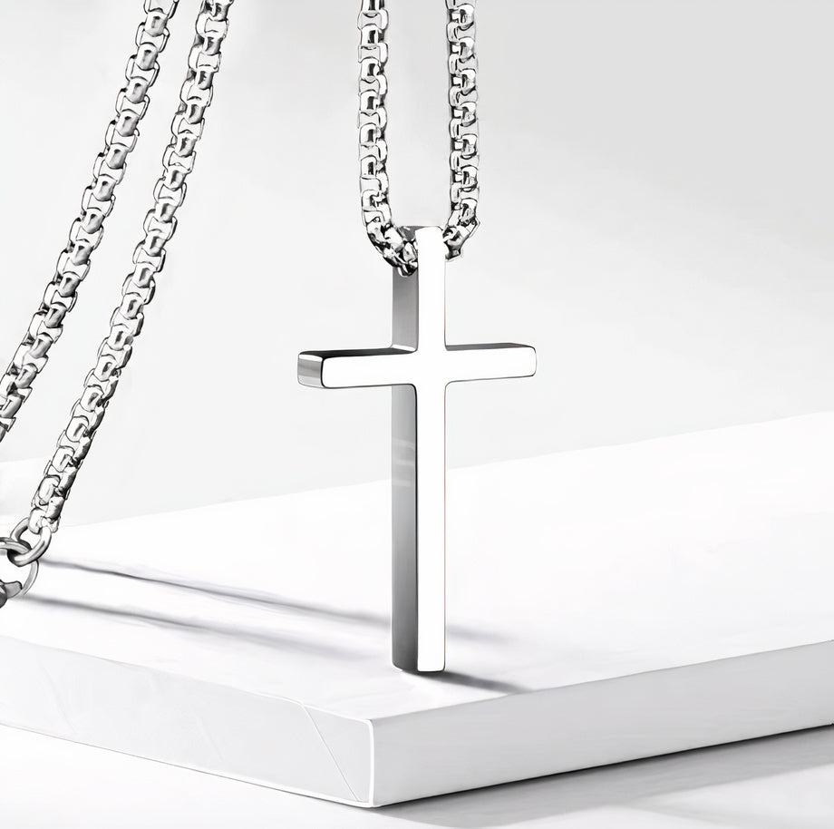 Silver Cross Necklace